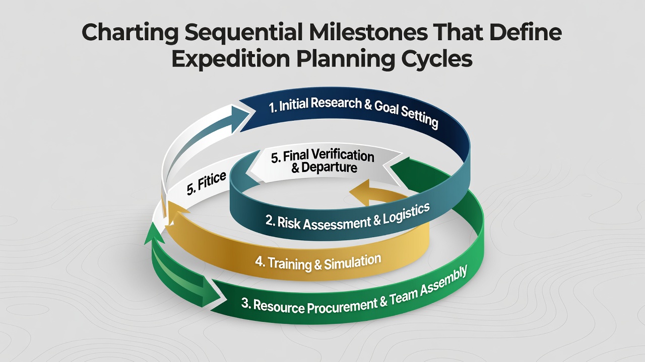 Charting Sequential Milestones That Define Expedition Planning Cycles